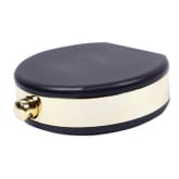Oem OEM Fang Perfume Bottle Shape Contact Lens Box Holder Container Case (Black)