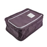 1pc Portable Waterproof Travel Zipper Shoe Makeup Cloth Organizer Storage Bag