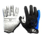 Unbranded Bike Padded Full Finger Black Series Gloves (Black/Blue)