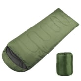 Thinch Adult Compact Healthy Waterproof Single Outdoor Camping Travel Sleeping Bags Green