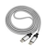 USB 3.1 Type-C Type-C Data line Double Conversion Male to Male Silver - Intl