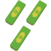 Unbranded USB Electronic Rechargeable Battery Flameless Cigar Cigarette Lighter Set of 3 (Green)