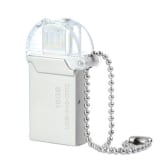 Oem 16GB PD008 USB 2.0 Micro USB Waterproof OTG Flash Drive for Smart Phone and Computer (Silver)
