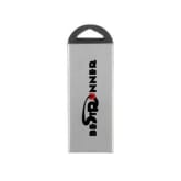 Oem Mini Triangle Key Ring Fashion 4GB USB 2.0 Flash Memory Stick Metal Thumb Silver
