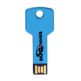 Oem 1GB Metal Key Design USB 2.0 Memory Flash Drive Thumb Pen Deep blue