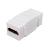 Oem HDMI Keystone Insert Coupler HD Wall Plate Adapter Jack Female To Female (White)