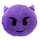 Thinch Cute Emoji Expression Soft Plush Round Toy Doll Cushion Pillow Happy Birthday Holiday Gift 36cm Diameter