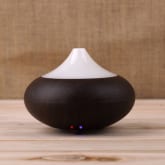 Oem OH Woodgrain Ultrasonic Ion Humidifier Aroma Air Aromatherapy Diffuser