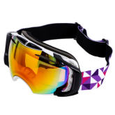Vakind Unisex Double Lens Anti-fog Goggles Spherical Ski Glasses with Case Kit (Intl)