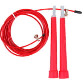 High speed Steel Wire Skipping Adjustable Jump Rope Fitness Equipment Red