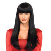 Unbranded Black Wig with Bangs