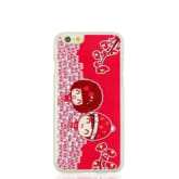 Moonmini Boy Girl and Rabbit Pattern Shining Rhinestones Hard PC Snap-On Back Case Cover Shell for iPhone 6 Plus/6s Plus 5.5 inch