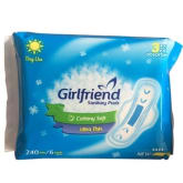 Unbranded Girlfriend Ultra Thin Sanitary Day Use Pad Pack of 6 (Blue)