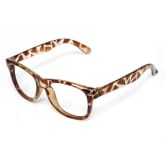 Fancyqube Glasses Frames Baby Kids Eyeglass Frames Meters Nails Without Lens Glasses Leopard