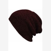 Jetting Buy Chic Knit Hats Casual Baggy Wine Red - Intl