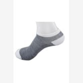 Jetting Buy 5 Pairs Men's Casual Ankle Socks Summer Mesh Breathable Sport Thin Boat Socks Grey