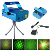 Vakind Mini Stage light DJ Disco KTV Light with 4 Pattern us plug(Intl)