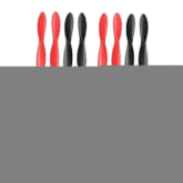 Thinch thinch 5 Sets of RC Quadcopter Rotor Propeller Blades with 1 Propeller Removal Tool for Hubsan X4 H107L H107D H107C Helicopter Accessories Spare Parts Repair Kit Black + Red