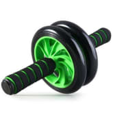 Double-wheeled Abdominal Roller Sound-absorbent Fitness Equipment