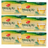 Dongsuh Korean DONGSUH Brown Rice Green Tea (1.5gx25) tea bags (6box) 37.5g set of 6