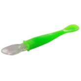 Lalang LALANG Baby Double-Headed Spoon Temperature-Sensing Silicone (Green)