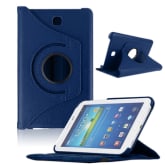 Rotating 360 Cover for Samsung Galaxy Tab3 7Inch Tablet T210 (Dark Blue)