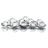 Crystal AB /clear Flatback Rhinestone Nail Art Decoration Clear A SS6
