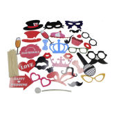 Oem OEM Fang DIY Photo Booth Props Christmas Halloween Wedding Birthday Party Gift Decoration (Colorful)