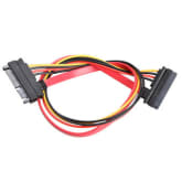 S & F 45CM 22 Pin Male to Female 7+15 pin SATA Data Power Combo Extension Cable (Intl)