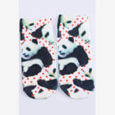 Oem OEM 3PC Women’s Socks Low Cut Ankle Cotton 3D Printed Animals Cartoon Panda (Intl)