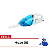 Portable Car Vacuum Cleaner (Blue) with Free Hose 50