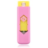 Unbranded USB Electronic Rechargeable Battery Flameless Cigar Cigarette Lighter (Pink)
