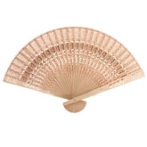Oem OEM Fang Vintage Folding Bamboo Original Wooden Carved Hand Fan Wedding Bridal Party 1pc (Wooden)