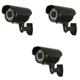 Ahd AHD SCF109A-G4A86 1MP Bullet Camera (Black) Set of 3
