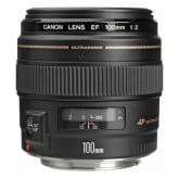 Canon EF 100mm f/2 f2 USM Lens Black