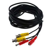 Foxnovo 5M 16.4ft Professional BNC Video Power Cable for CCTV Camera DVR Security System (Black)