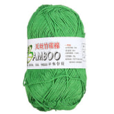 Oem Natural Bamboo Cotton Knitting Soft Yarn Fingering Grass green