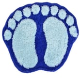 Glamorous Bath Mat Door Mat Bathroom (Blue) (Intl)