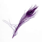 Generic Dyed Peacock Feathers Set of 50 (Purple)