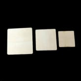 Generic 20Pcs Wooden MDF SQUARES Embellishments 4cm