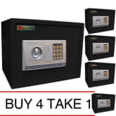 Isafe iSAFE iSF-30BLK Safe Electronic Digital Safe Safety Vault (Black) BUY 4 TAKE 1