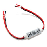 Oem 2Pcs 3 Keys Mini Controller Dimmer For 3528 5050 LED Single Color/RGB Strip Light (Intl)
