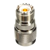 Oem 1pc N Male Plug to UHF Female SO239 Jack Straight RF Coaxial Adapter Connector (Intl)