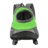 Allwin Pet Carrier Dog Cat Puppy Travel Bag Mesh Backpack Head out Carrier Bag Green (Intl)