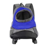 OH Pet Carrier Dog Cat Puppy Travel Bag Mesh Backpack Head out Carrier Bag Blue (Intl)
