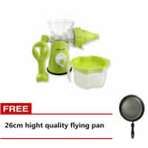 Unbranded HX-0899 Multi-function Manual Juicer with FREE 26cm High Quality Flying Pan