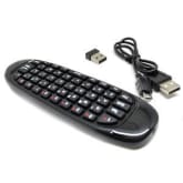 Mini Wireless Air Mouse Keyboard 2.4GHz - Black