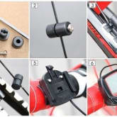 Speedometer Odometer Sepeda LCD Waterproof Stopwatch menghitung perputaran roda saat anda ber sepeda