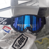 Goggle 100% Strata Goliath Mirror Blue lens