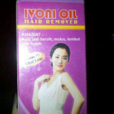 ivoni oil perontok super ampuh bagi bulu jengot kumis ketiak kaki dan bulu bulu yang lain